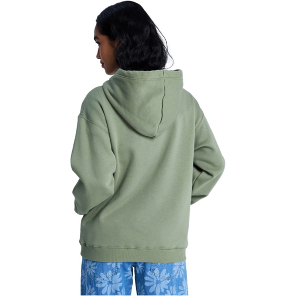 2026 Roxy Womens Surf Stoked Hoodie Brushed Hoodie ERJFT05046 - Oil Green